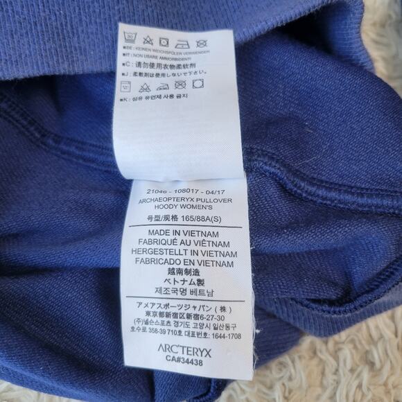 Arcteryx Archaeopteryx Logo Pullover Hoody Hoodie Women's Small - Picture 5 of 7